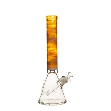 Smoke Arsenal - Bongs - 16'' Solar Sediment Beaker Bong (Amber)