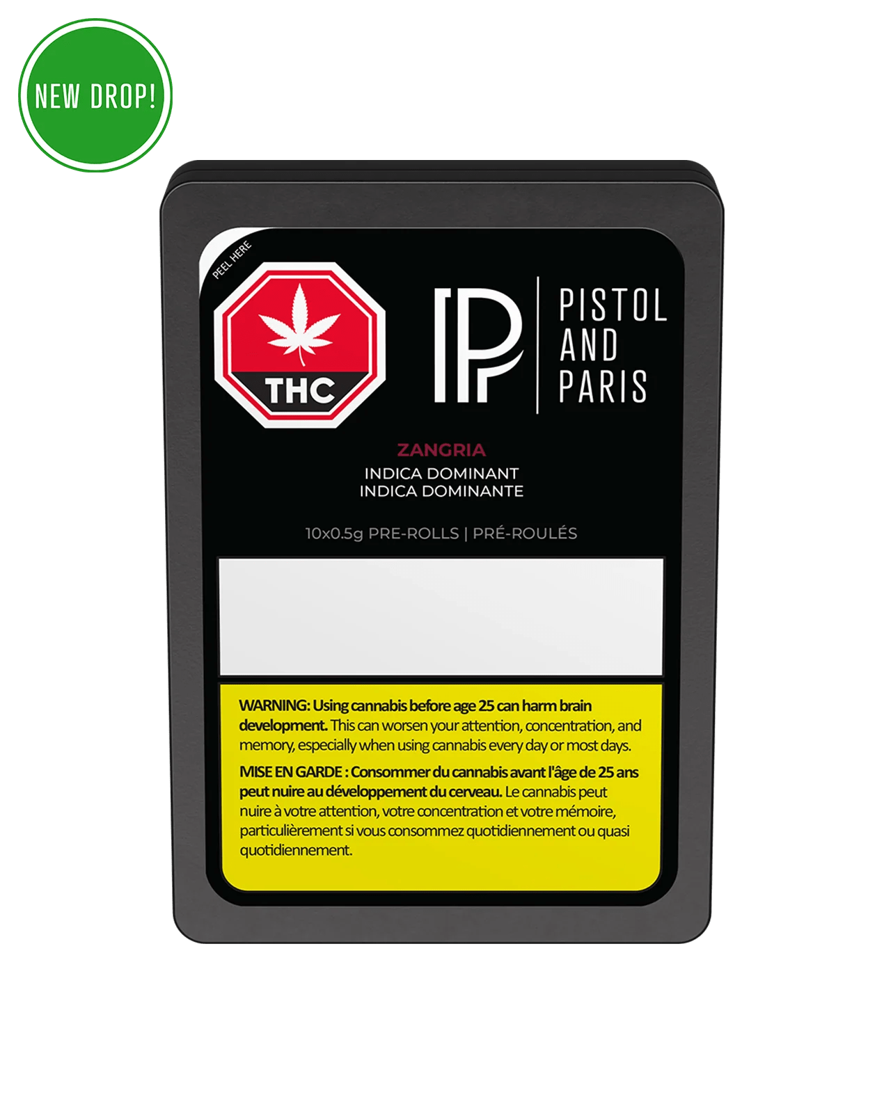 Pistol & Paris - Zangria Pre-Rolls - 10 x 0.5g