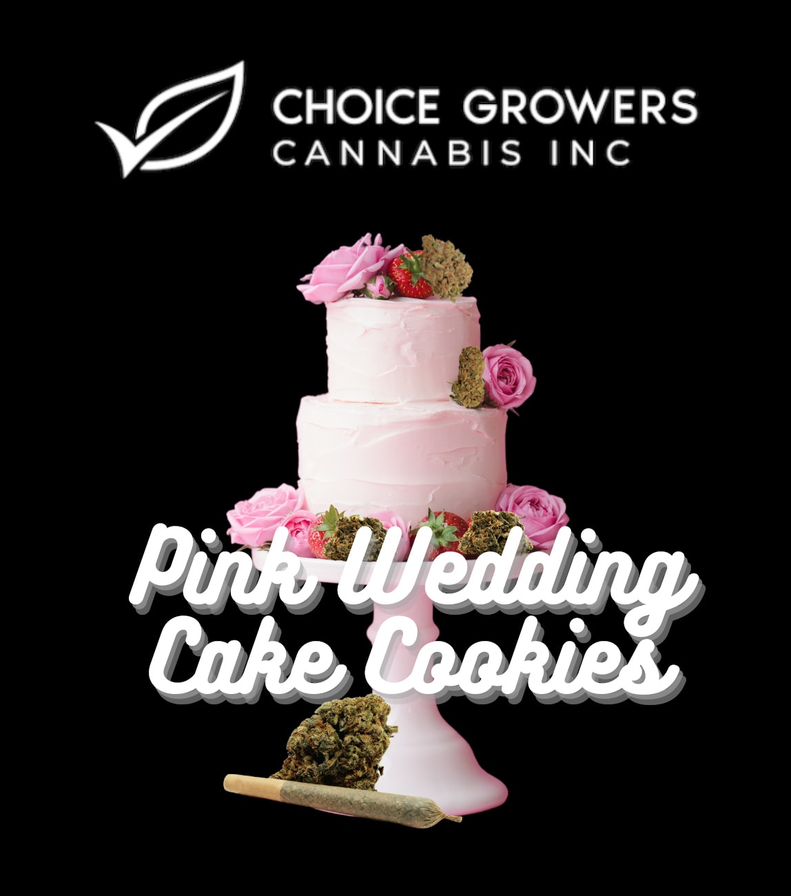 Cannabis - Pink Wedding Cake Cookies Pre-Rolls