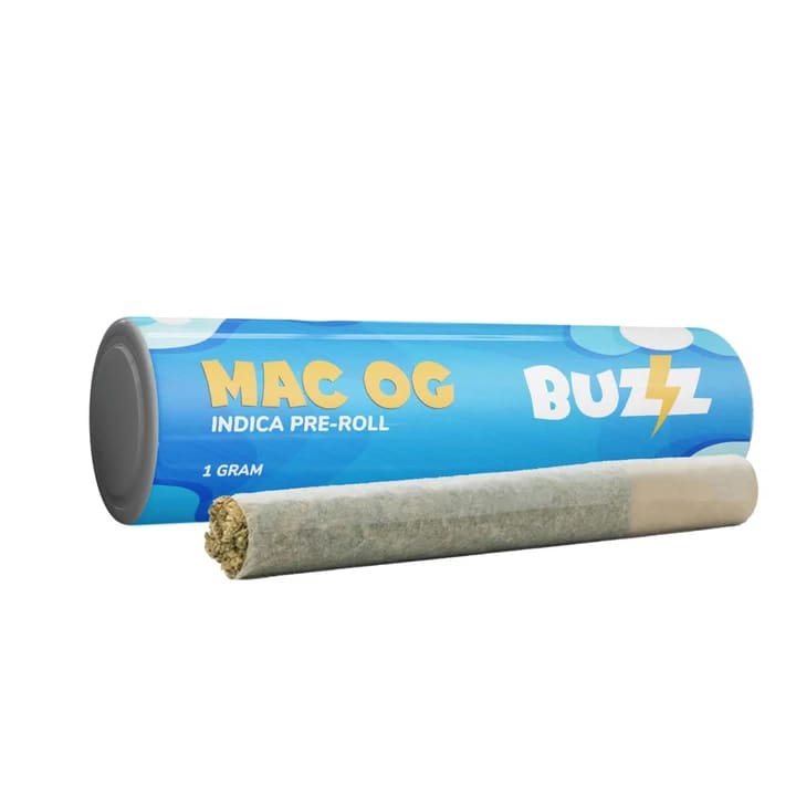 Buzz - Mac OG Pre-Rolls - 1 x 1g