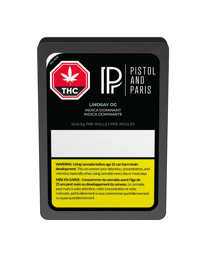 Pistol & Paris - Lindsay OG Pre-Rolls - 10 x 0.5g