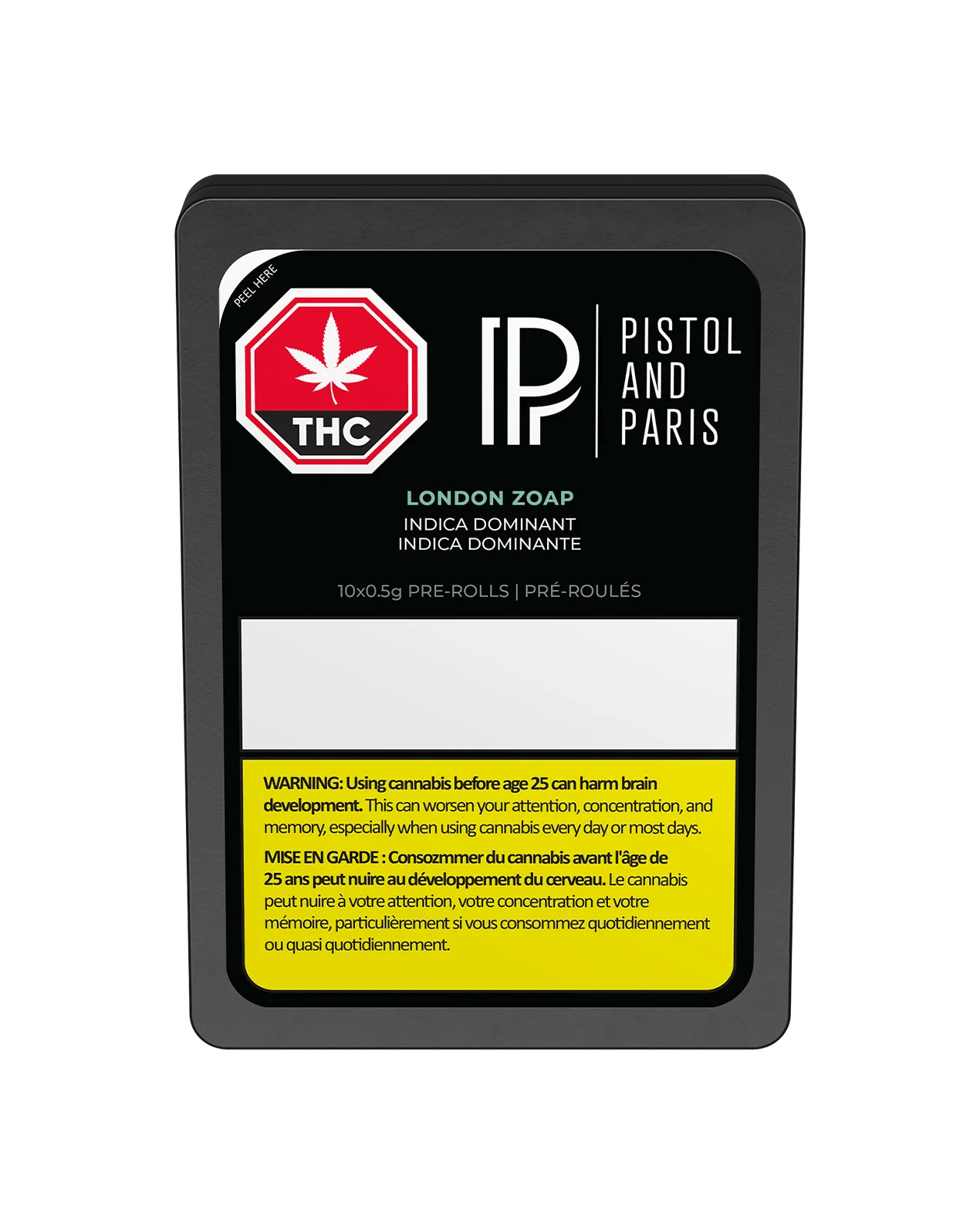 Pistol and Paris - London Zoap Pre-Rolls - 10 x 0.5g