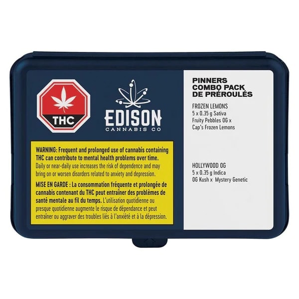 Frozen Lemons + Hollywood OG Pinners Combo Pack Pre-Rolls