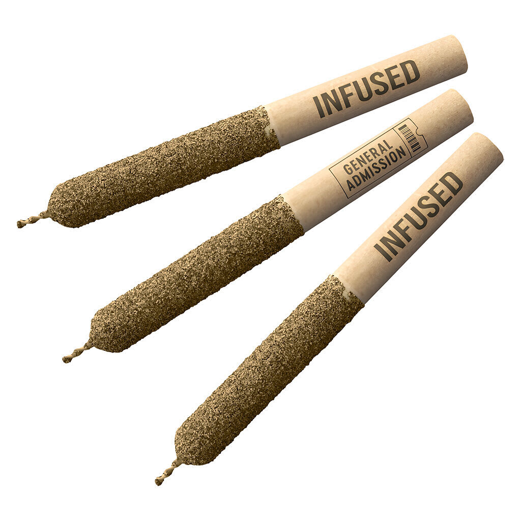 General Admission - Infused Pre-Rolls - Sweet Bubba Hi-Fi Infused - 3 x 0.5g