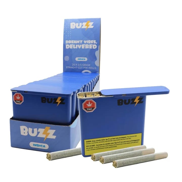 Buzz - Kush Indica Pre-Rolls - 20 x 0.5g