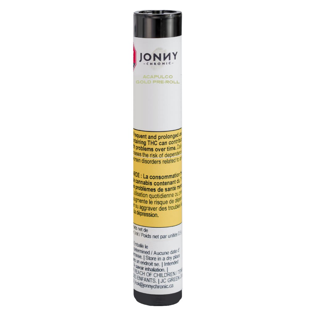 Jonny Chronic - Acapulco Gold Reefers Pre-Rolls