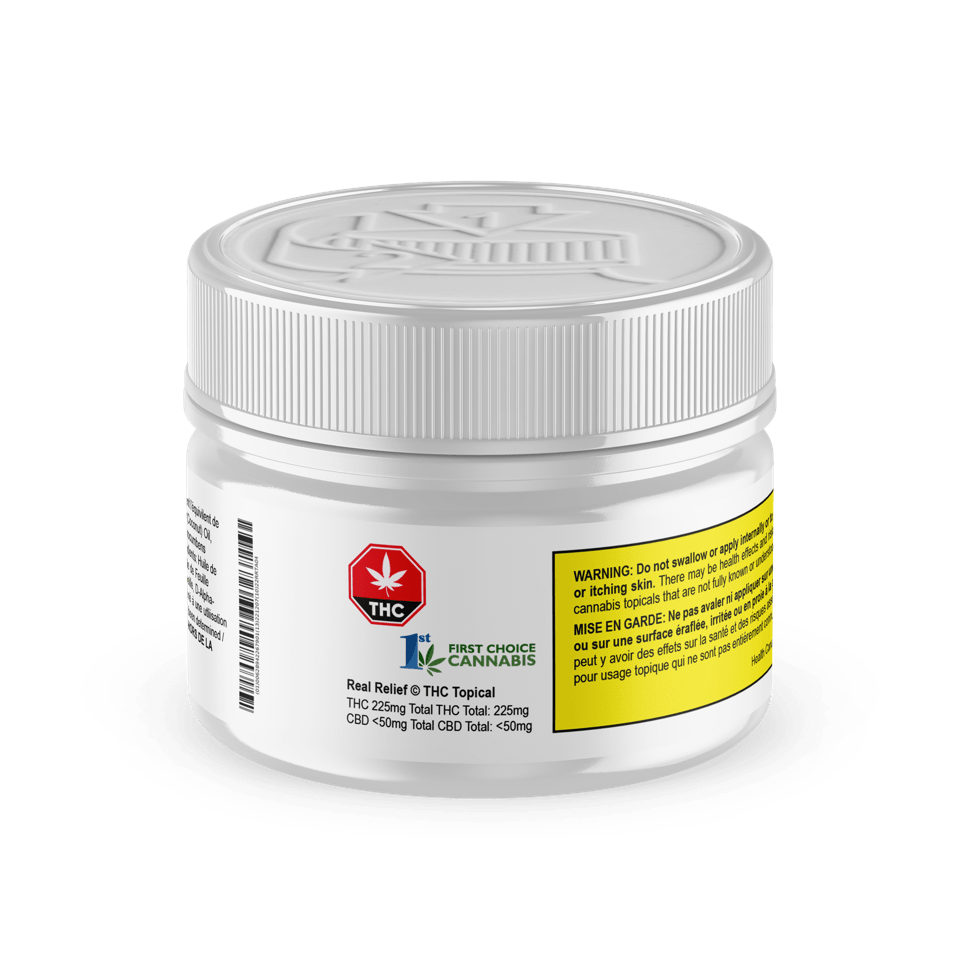 First Choice Cannabis - Real Relief THC Topical