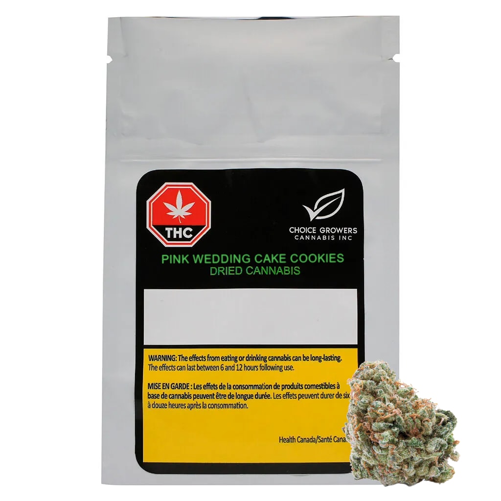 Cannabis - Pink Wedding Cake Cookies