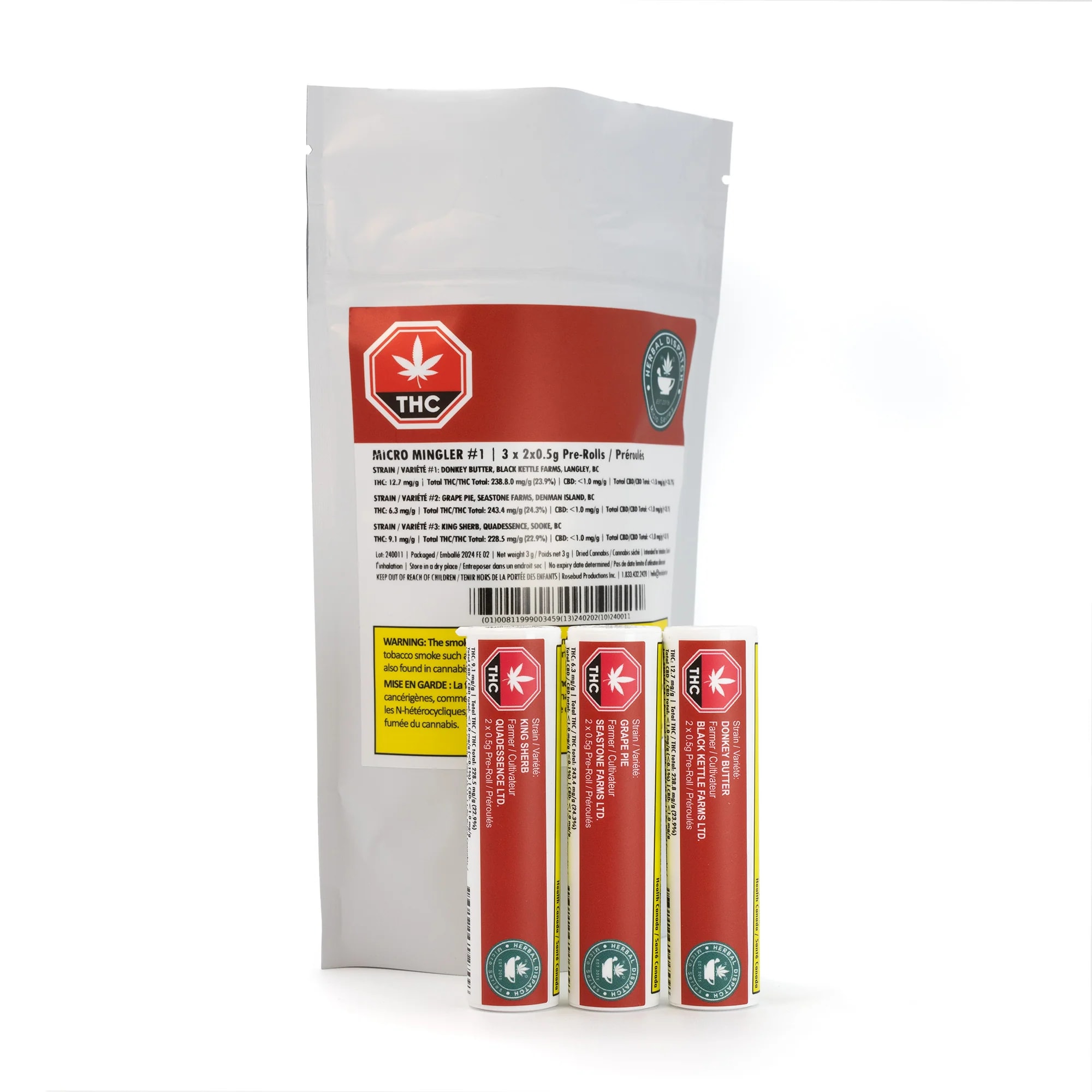 Micro Mingler #1 Variety Pack Pre-Rolls