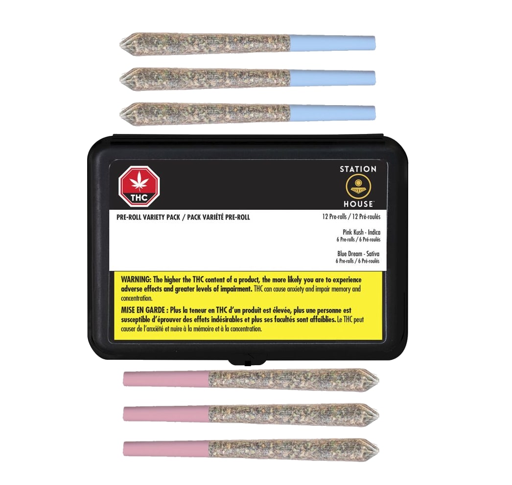 Pink Kush & Blue Dream Pre-Rolls Variety Pack