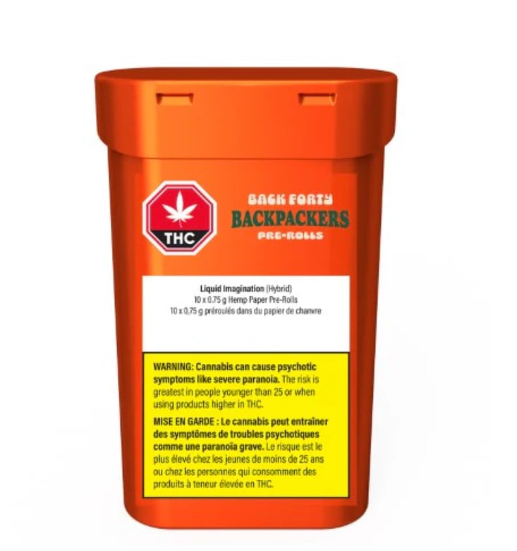 BackPackers Liquid Imagination Pre-Rolls